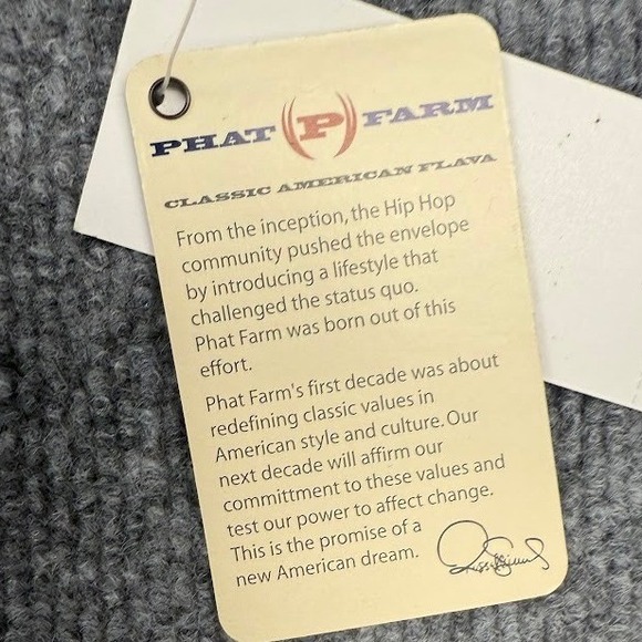 Vintage Phat Farm Boys Winter Puffer Jacket Black Size 6-12 Months - Picture 10 of 13